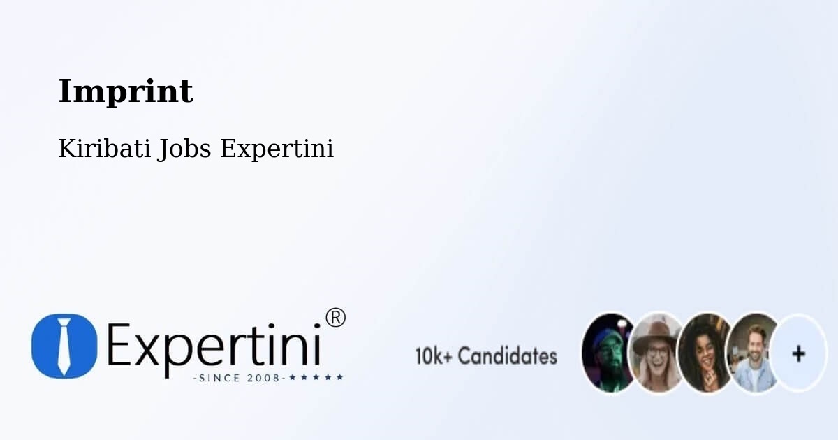 Imprint – Kanton - Kiribati Jobs Expertini